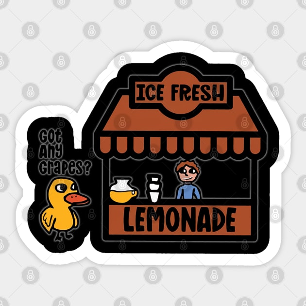 Got Any Grapes // Lemonade Stand Sticker by projeksambat